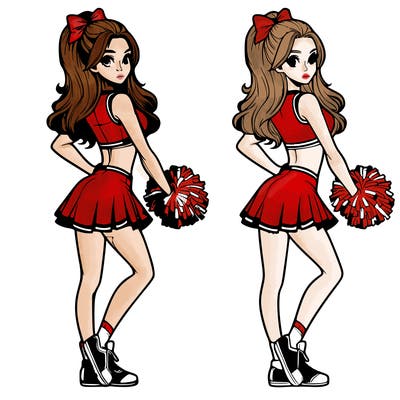 realistic cheerleader