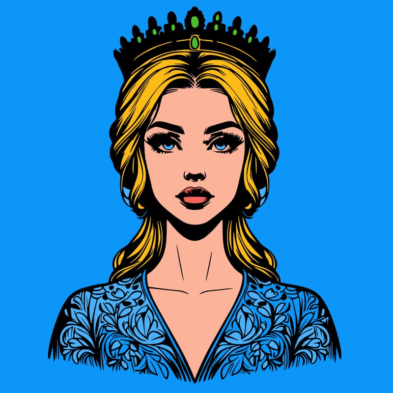 realistic beautiful queen