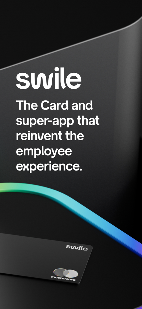 Swile employee benefits super app and corporate card display