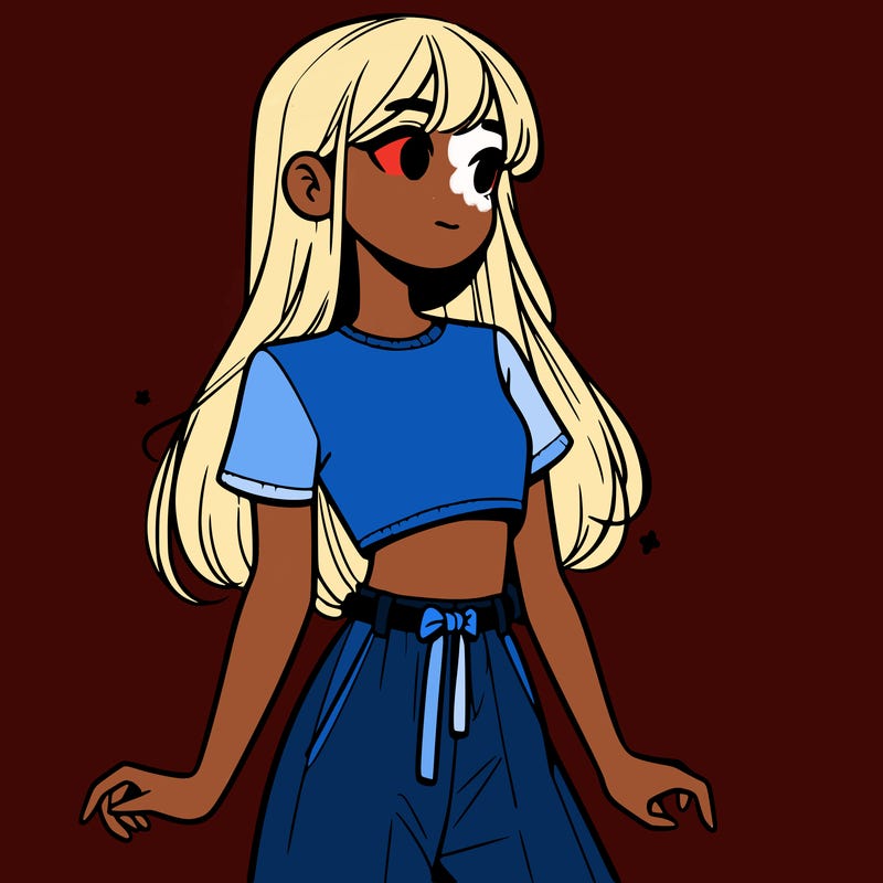 girl in a cute crop top