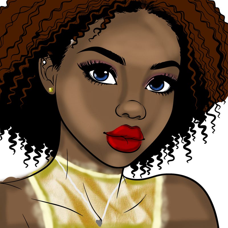 realistic black girl