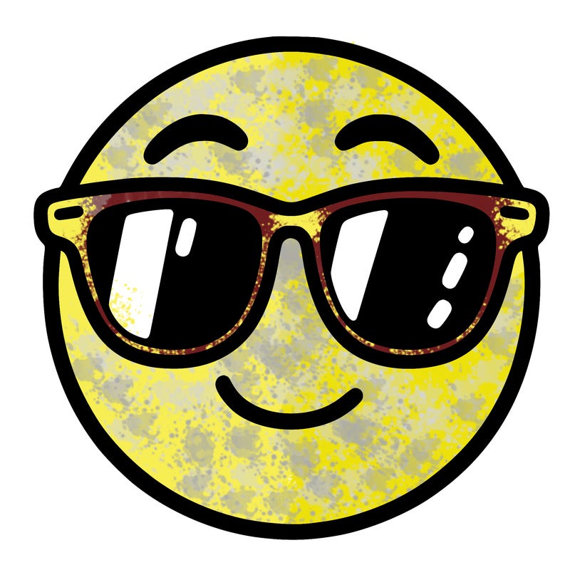 emoji with sunglasses