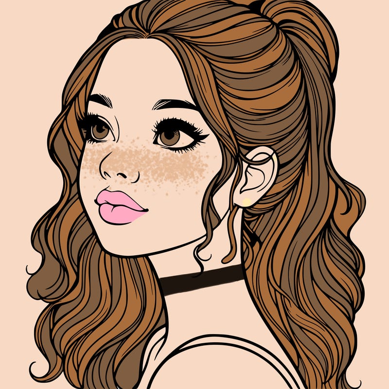 beautiful realistic girl