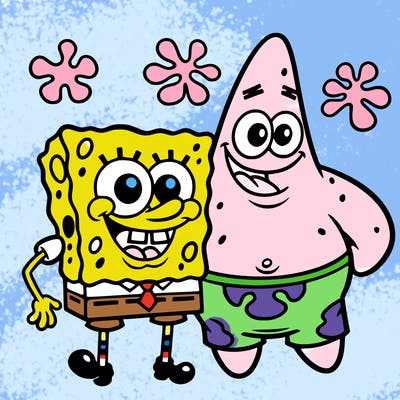 sponge bob with patrick