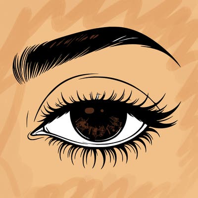 eye closed realistic