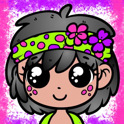 cute female cave woman wearing sunglasses on top of her head like a headband