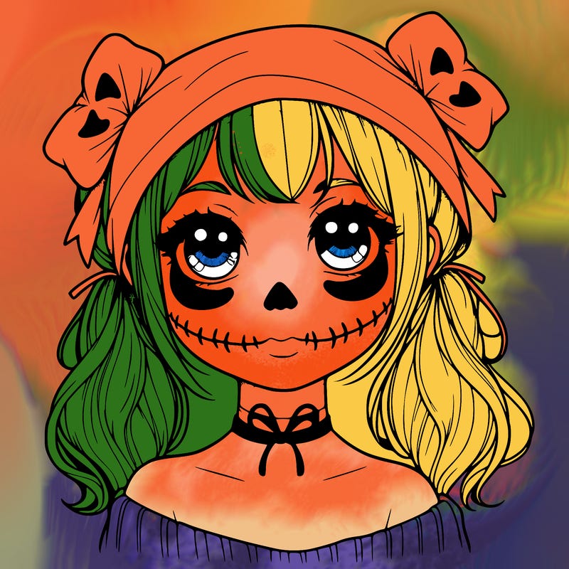 realistic girl halloween