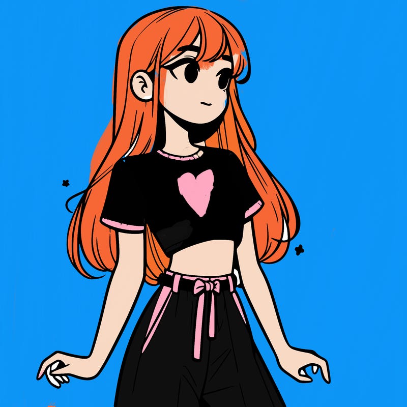 girl in a cute crop top