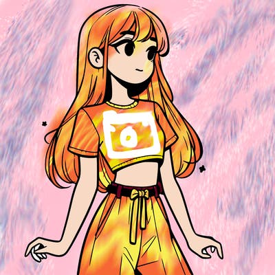 girl in a cute crop top