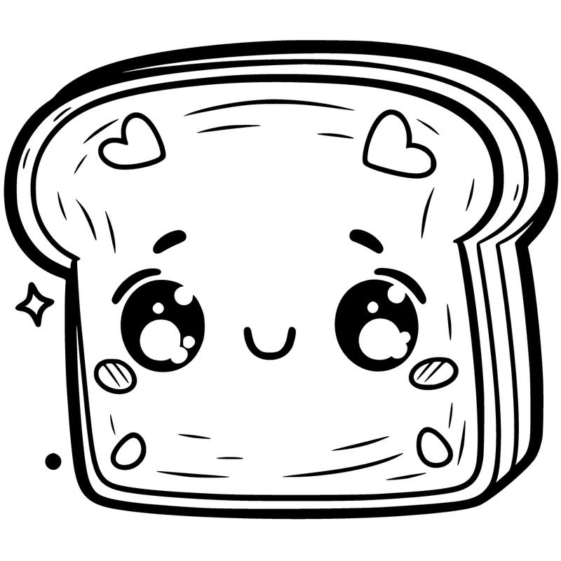 cute toast