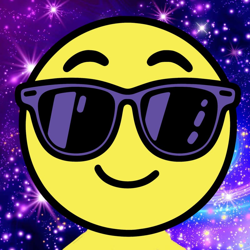 emoji with sunglasses