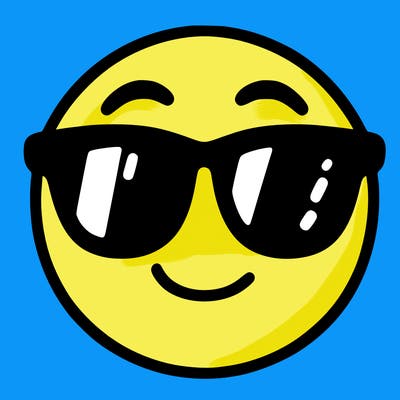 emoji with sunglasses