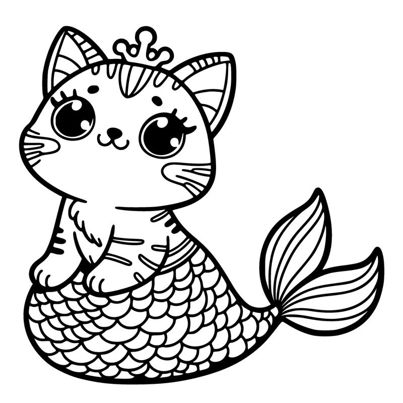 mermaid cat