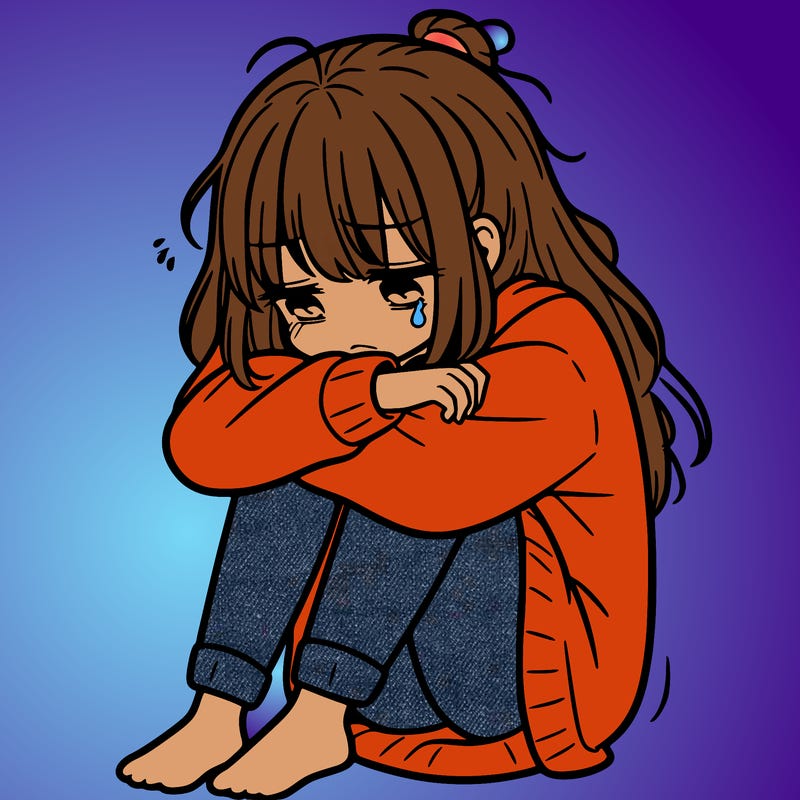 depressed girl