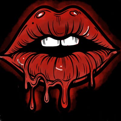 lips that look realistic and drip