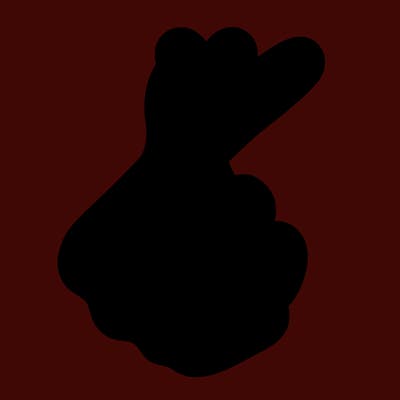 fingers heart realistic