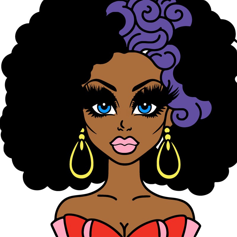 drag queen curly hair