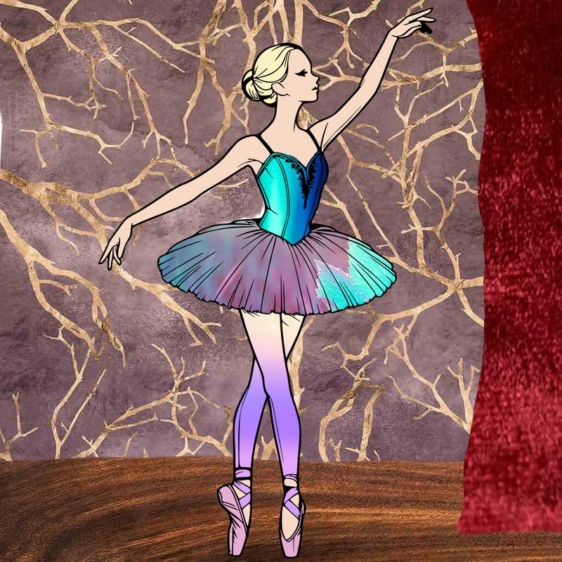 realistic ballerina