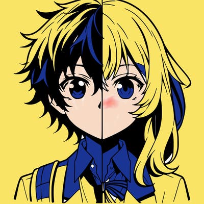 anime half boy half girl