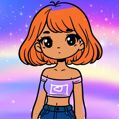 girl in a cute crop top