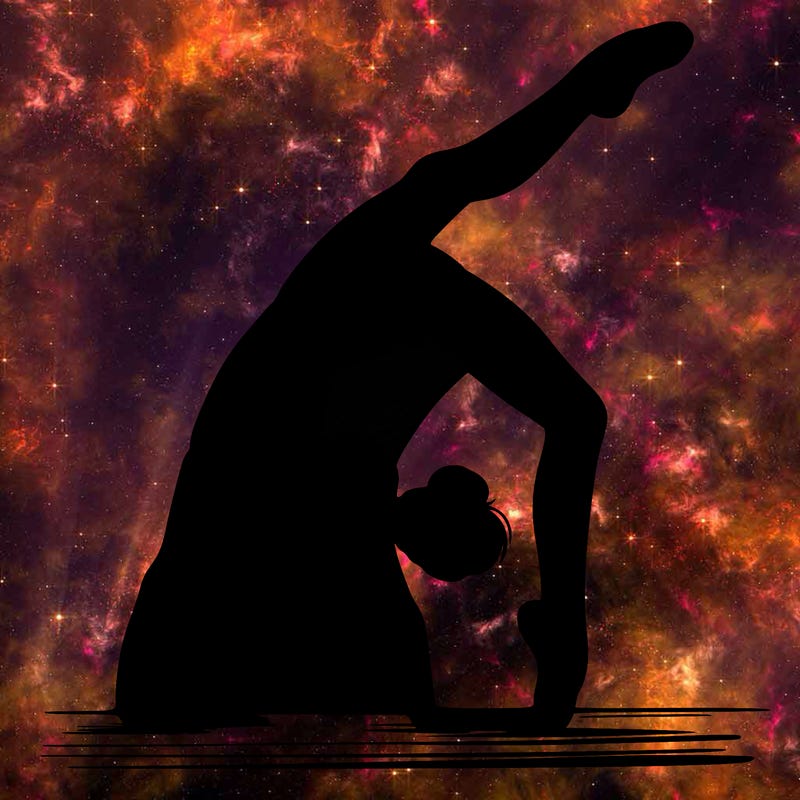 girl doing gymnastics