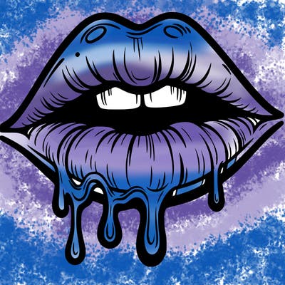 lips that look realistic and drip