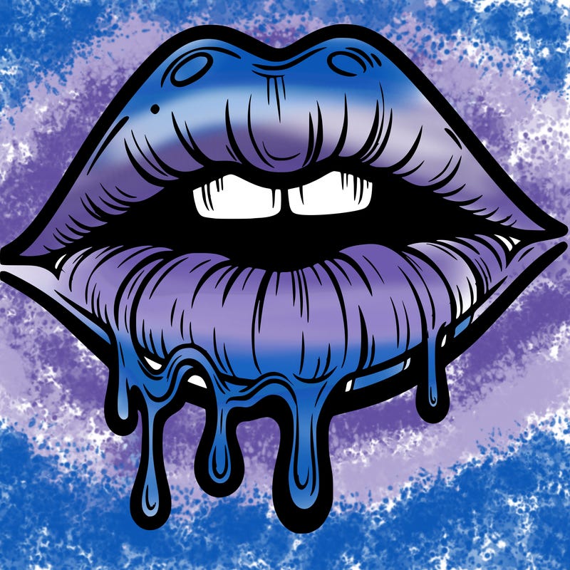 lips that look realistic and drip