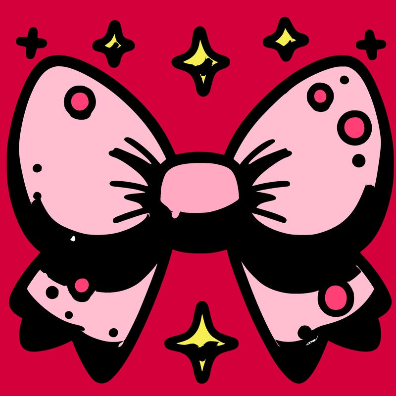 pink cute bow