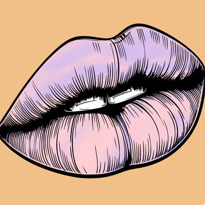 realistic lips