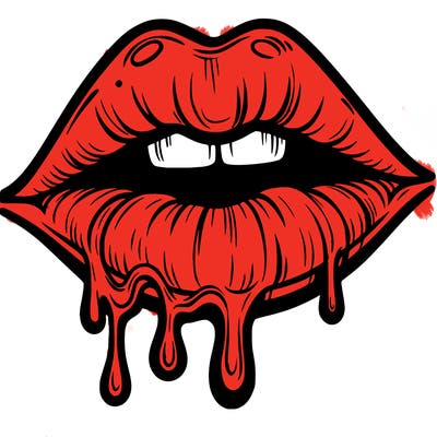 lips that look realistic and drip