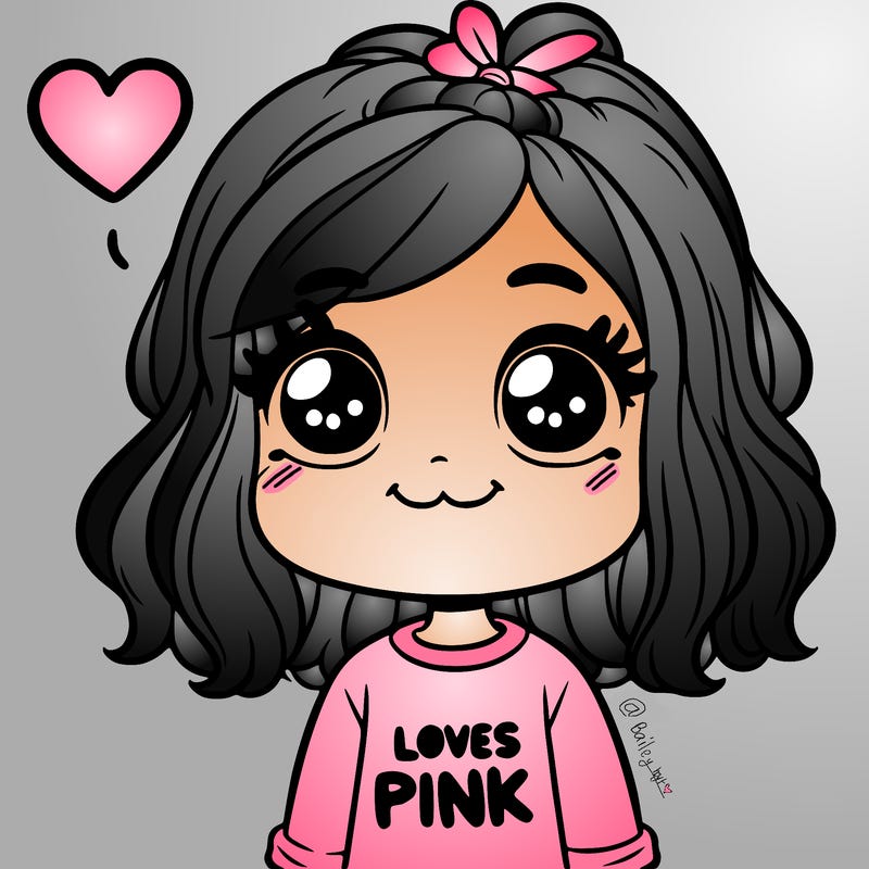 girl that loves pink