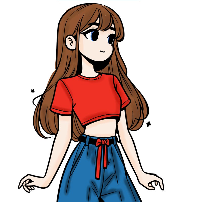 girl in a cute crop top