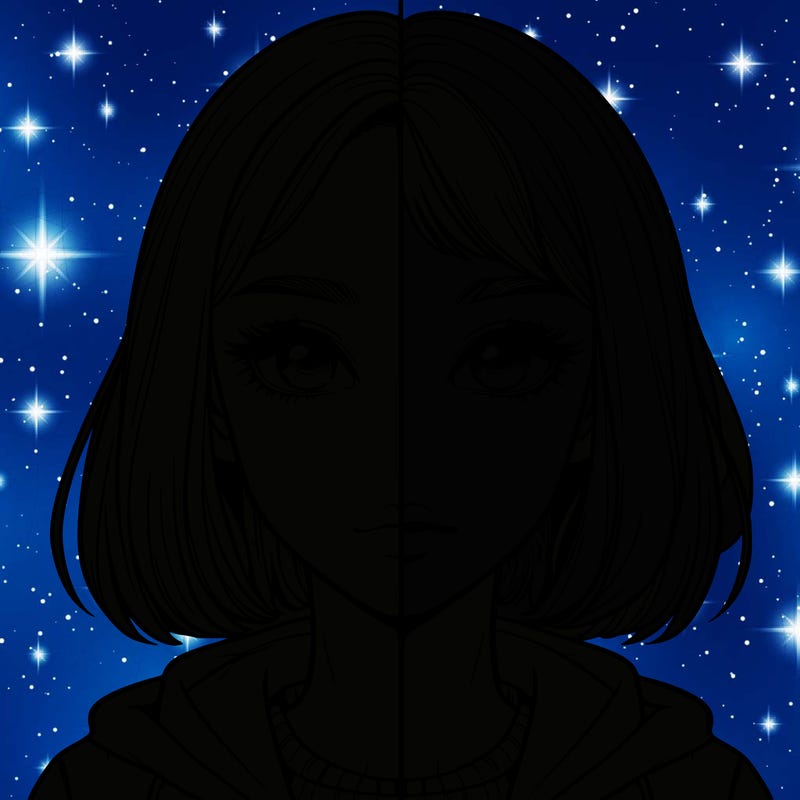 split realistic girl