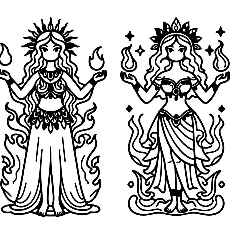 goddess fire and goddess water