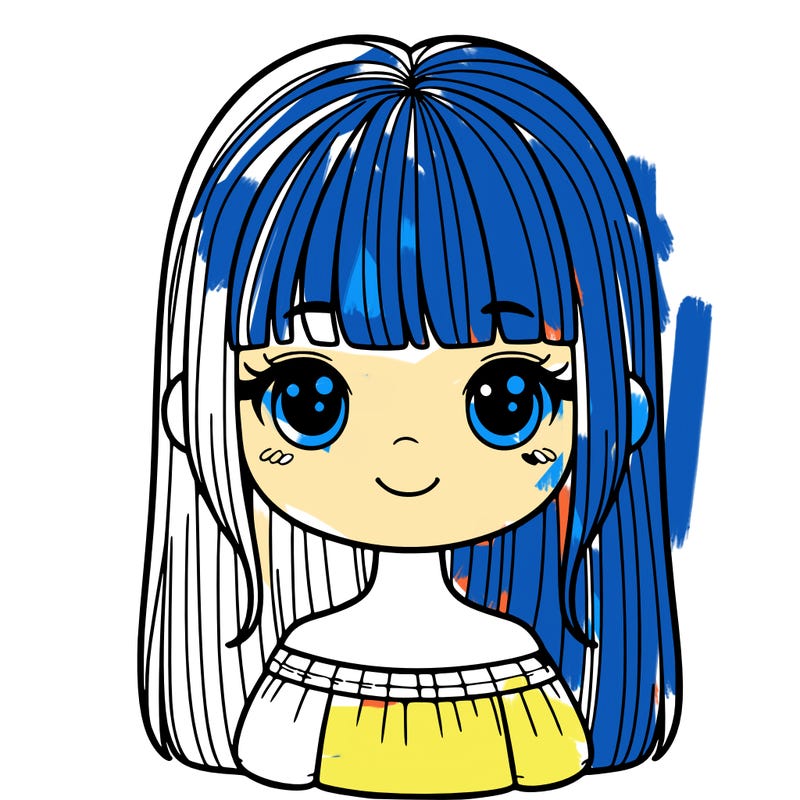 girl with straight hair