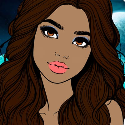 beautiful realistic girl