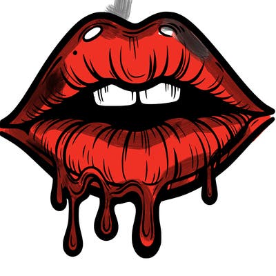 lips that look realistic and drip