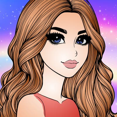 realistic pretty girl