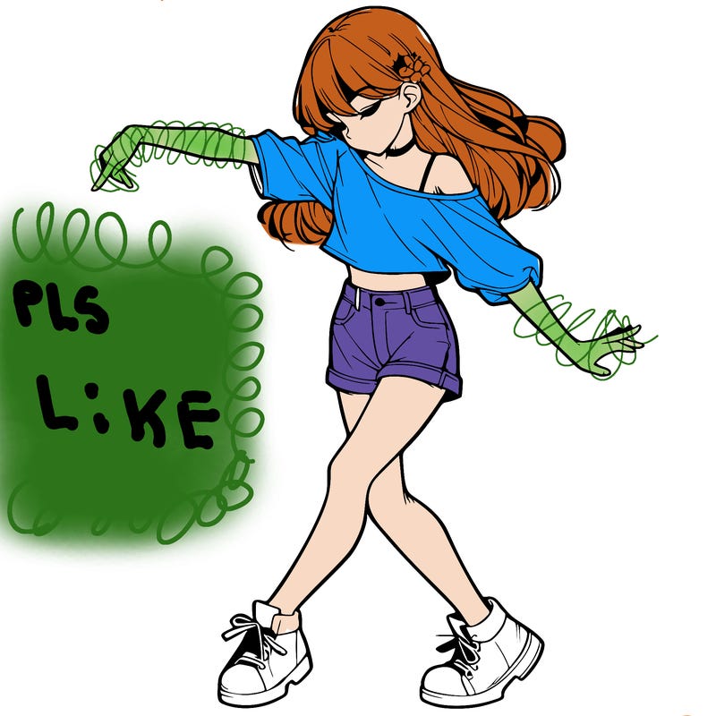 realistic girl danceing