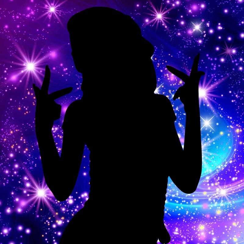 realistic teenage girl with braids and a beanie and crop top doing 🫶🏼