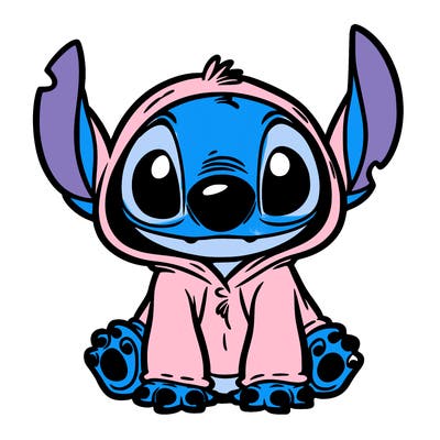 stitch in a dog costume
