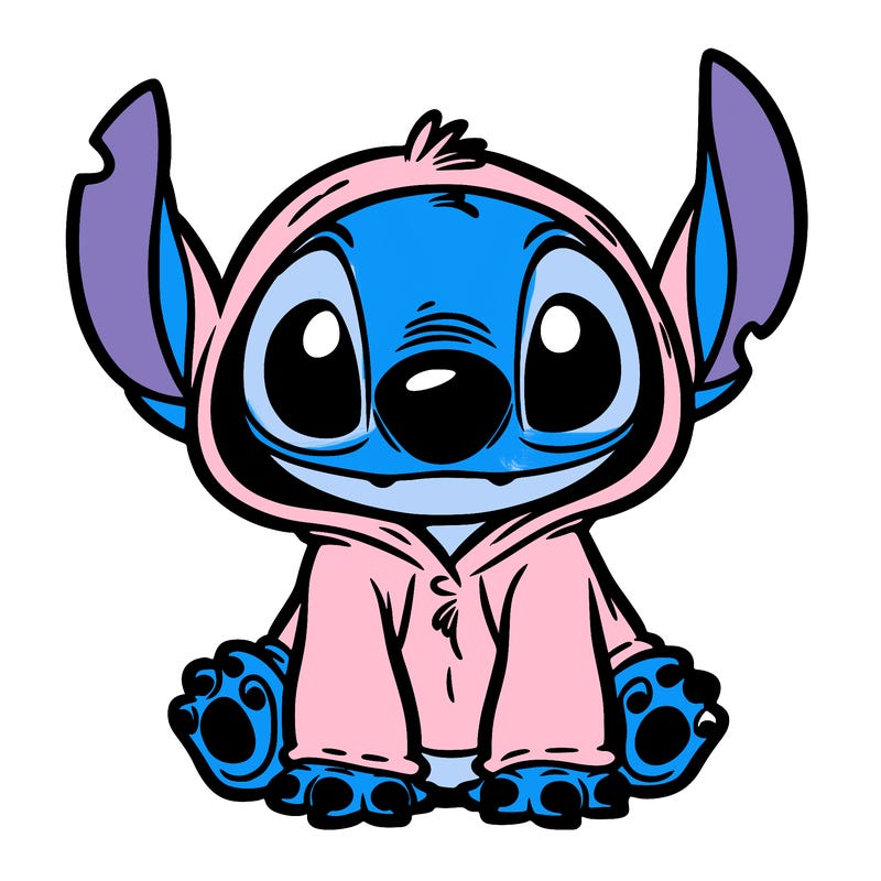 stitch in a dog costume