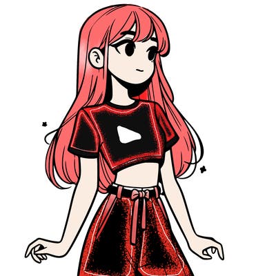 girl in a cute crop top