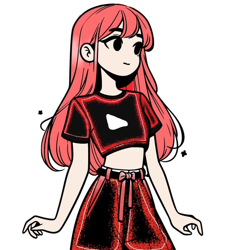 girl in a cute crop top