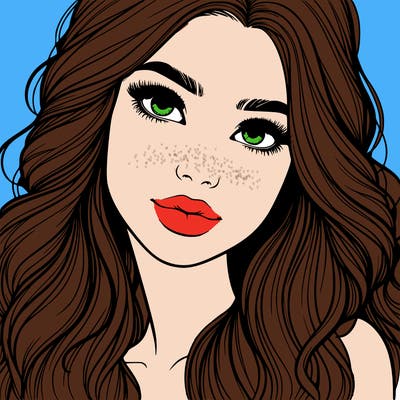 beautiful realistic girl