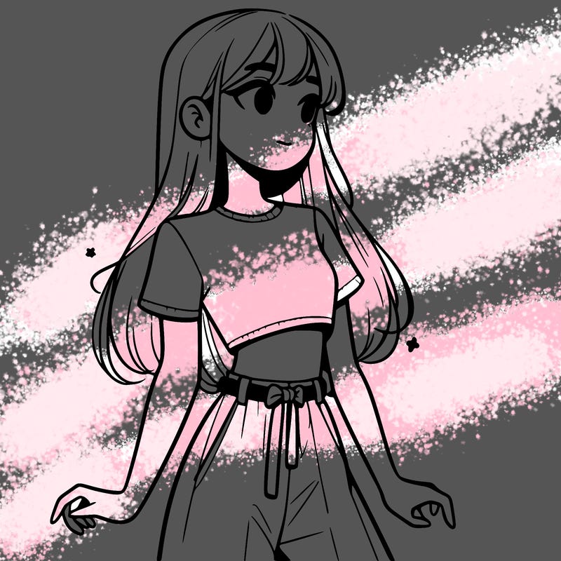 girl in a cute crop top