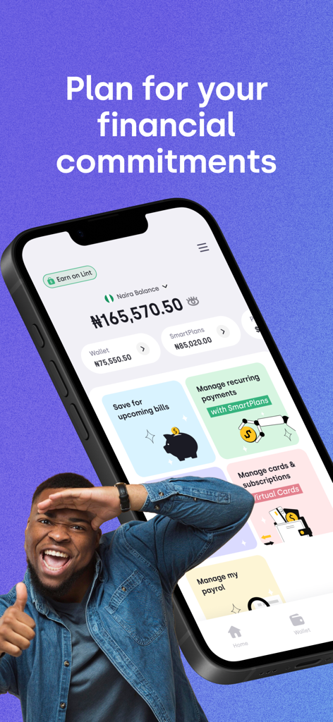 Lint - Lint app dashboard for automated budgeting and financial planning