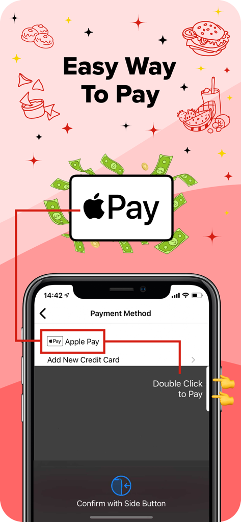 Hopper Maui - Hopper Maui mobile app showing Apple Pay as a payment method for food delivery