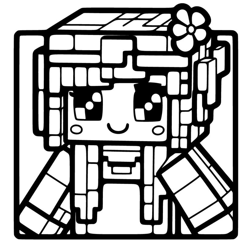 minecraft girl