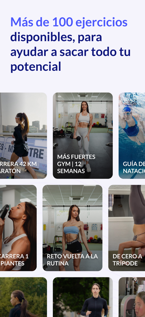 Saiyan Workout - Entrenamiento - A variety of fitness workout guides and exercises featured in the Saiyan Workout app for women
